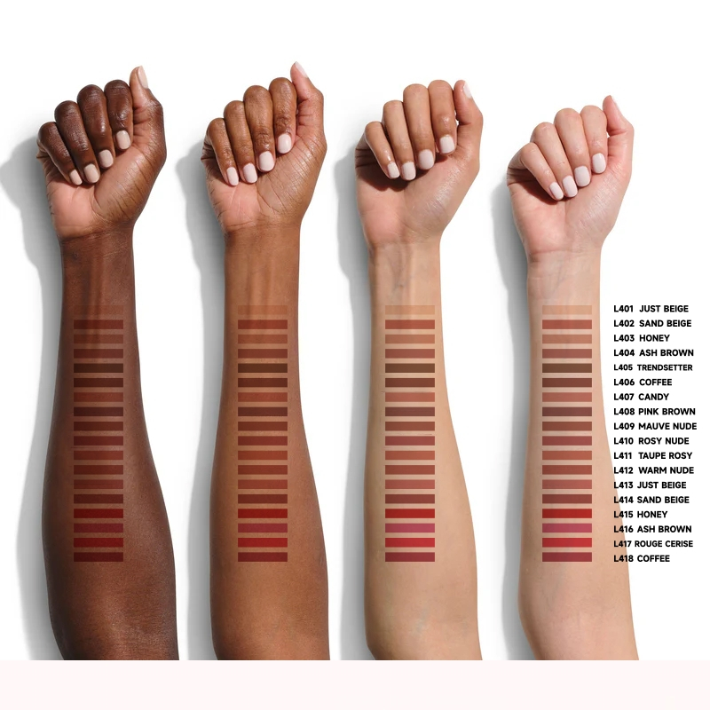 6pcs Face Secret Lip Liner Pencil Set,Ultra-Fine,Smooth Long Lasting Waterproof Matte Velvet,Brown Mixed Color