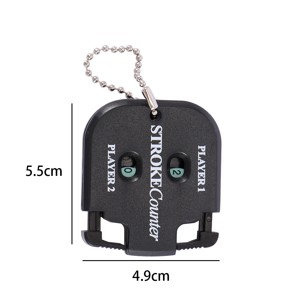 Llavero con contador de golpes para puntuación de Golf, marcador para Mini juego de Golf, marcador deportivo al aire libre, regalo para golfistas