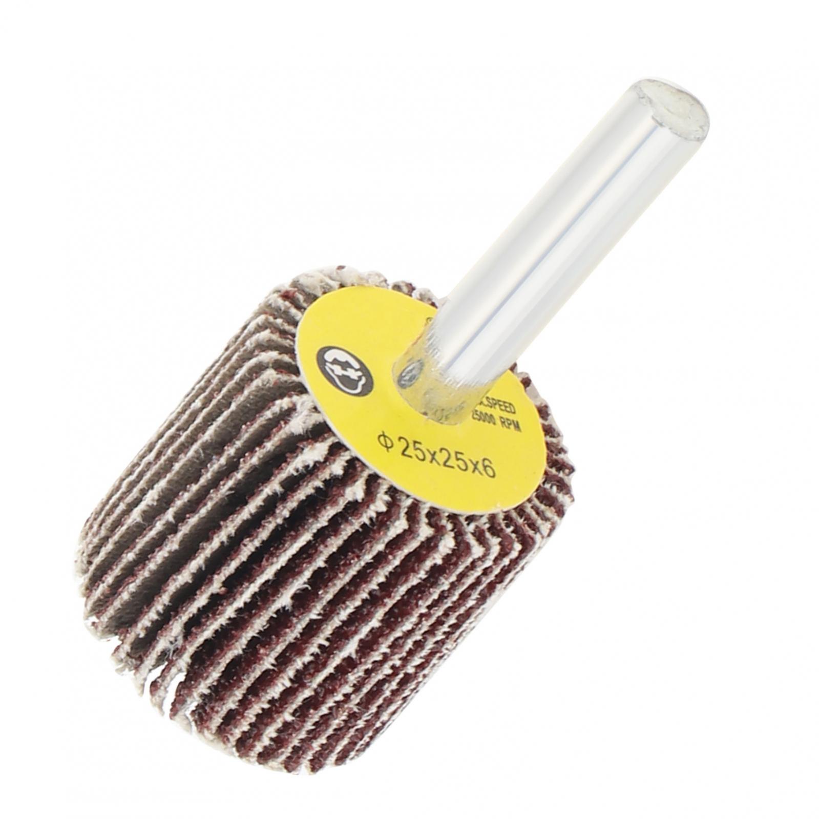 80 Grits Flap Wheel Sanding Paper Flap Wheel for Removing Rust Alumina Deburring Grinding Polishing Flat