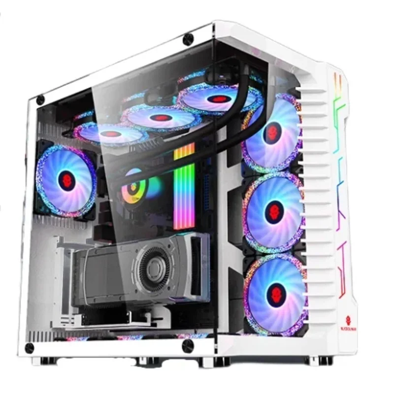 High-End i9 14900K GTX 4090 เดสก์ท็อปสําหรับเล่นเกม PC ปรับแต่ง ATX ITX 1TB SSD Win10 ขายร้อนธุรกิจ & Gaming UK Plug