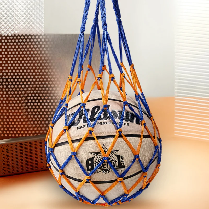 1PC ball net tasche basketball einkaufstasche jugend fußball net außen sport nylon mesh lagerung ball typ verdickte net tasche