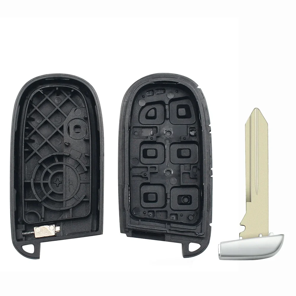 Keyyou para jeep renegado compass cherokee dodge ram 1500 carregador de viagem chrysler 1500 2/3/4/5 botões escudo chave remota inteligente