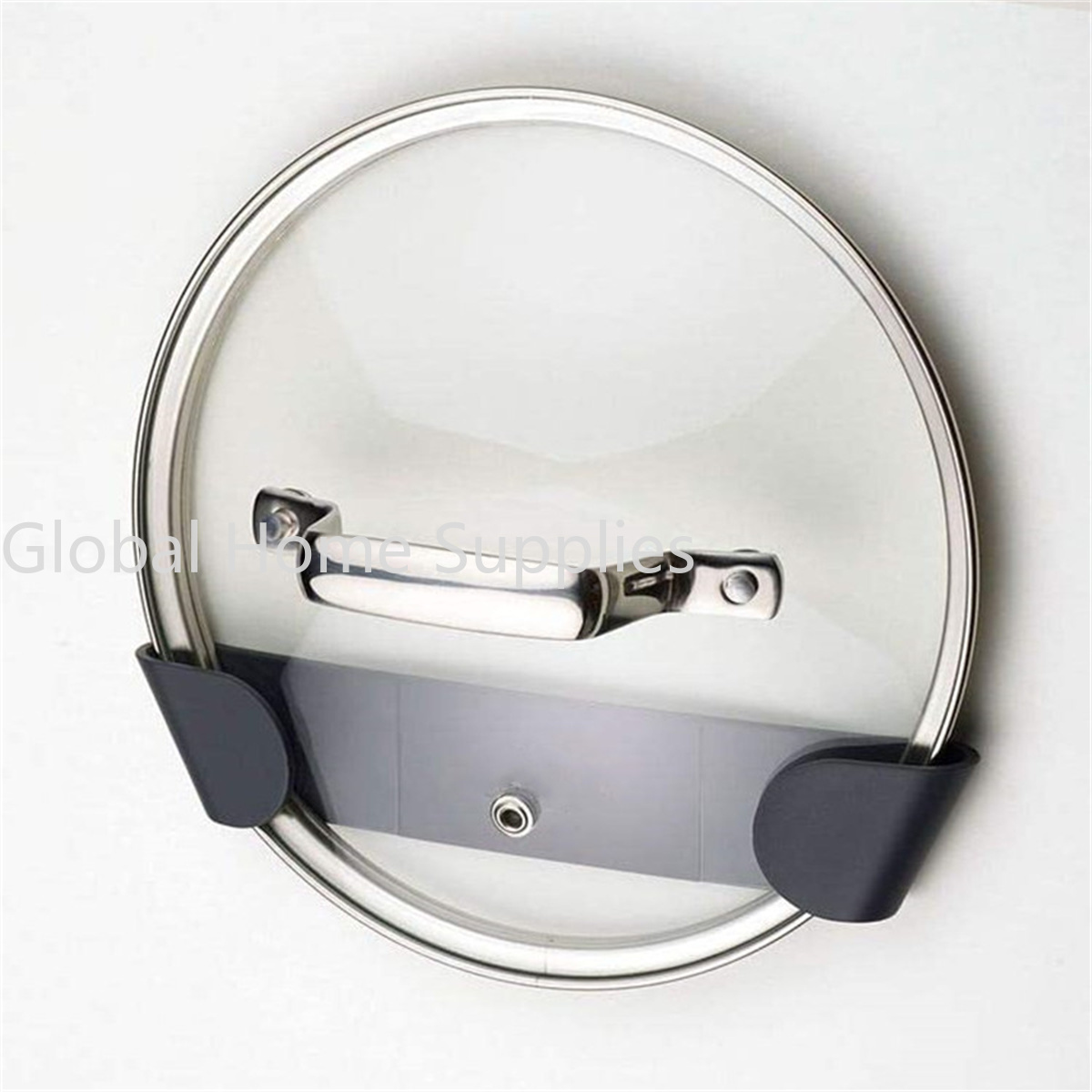 1/2/12Pcs Pot Rack Wall-Mounted Self-Adhesive Household Kitchen Storage Holder Pan Lid Organizer Pot Cover Rack Organizer