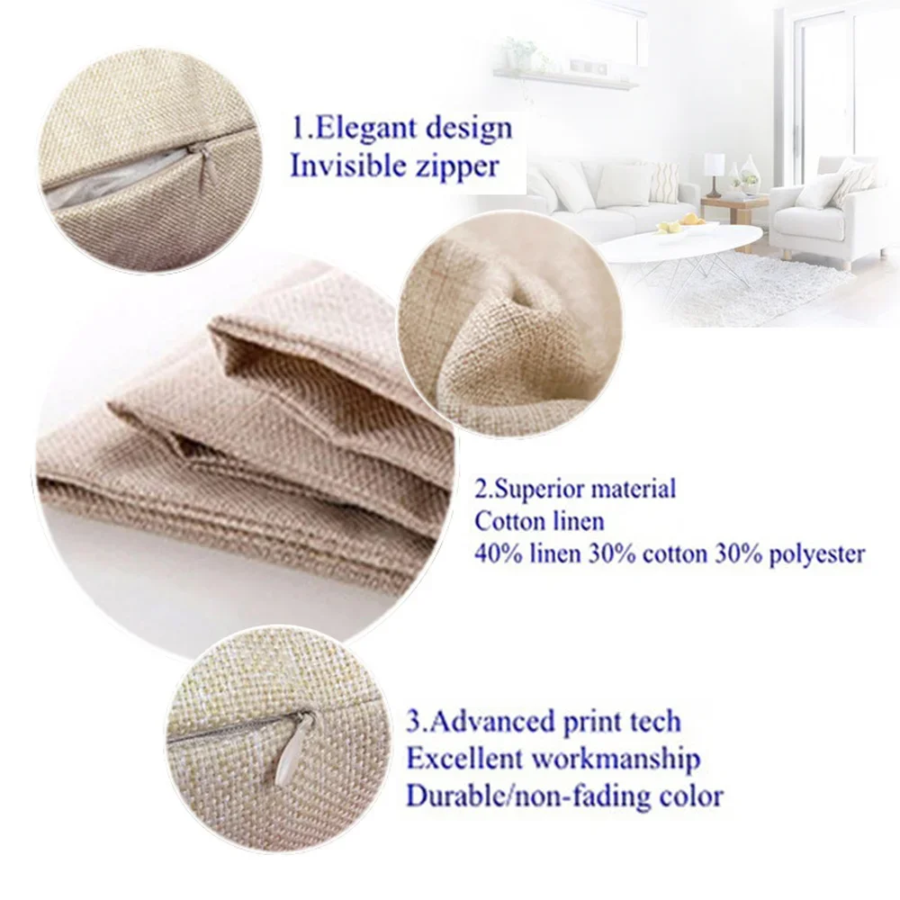 Custom Picture Printed Cushion Cover Pet Personal Life Photos Pillow Cover Custom Pillowcases In Various Sizes