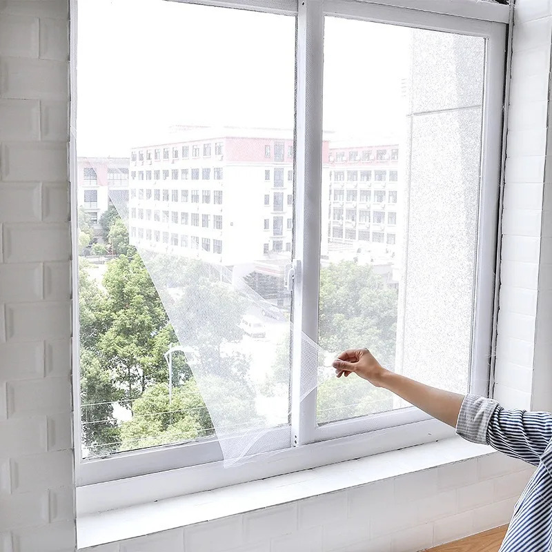 Mückensichere Fensterschutzfolie, dünnes Gaze-Vorhang-Türvorhangnetz, Heimtextilien, insektensichere Produkte für den Garten
