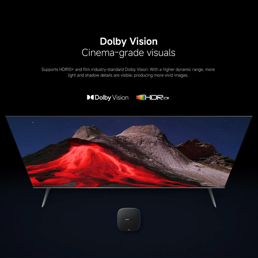 Versión Global Xiaomi TV Box S 3.a generación 4K Ultra HD 2G 32G WiFi BT5.2 Google TV Cast Netflix Smart TV Box reproductor multimedia