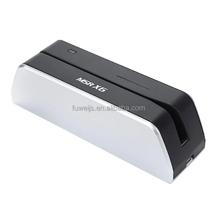 MSRX6 Programável Magnetic Stripe Reader, Writer Encoder, Read Write, Apagar, Clone HiCo e Lo-Co