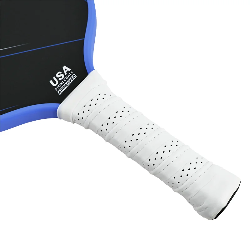JUCIAO USAPA-zugelassener thermogefütterter Unibody T700 Pickleball-Paddel aus roher Kohlefaser mit strukturierter Spin-Oberfläche und Schaumstoffkante