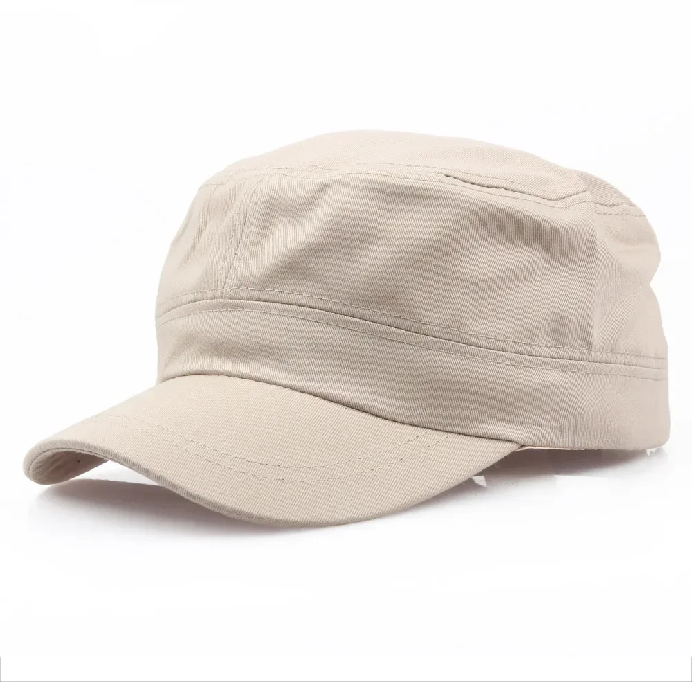 Sombrero militar ajustable de Color sólido Unisex Retro gorra de béisbol de algodón liso moda Casual al aire libre transpirable senderismo caza sombrero