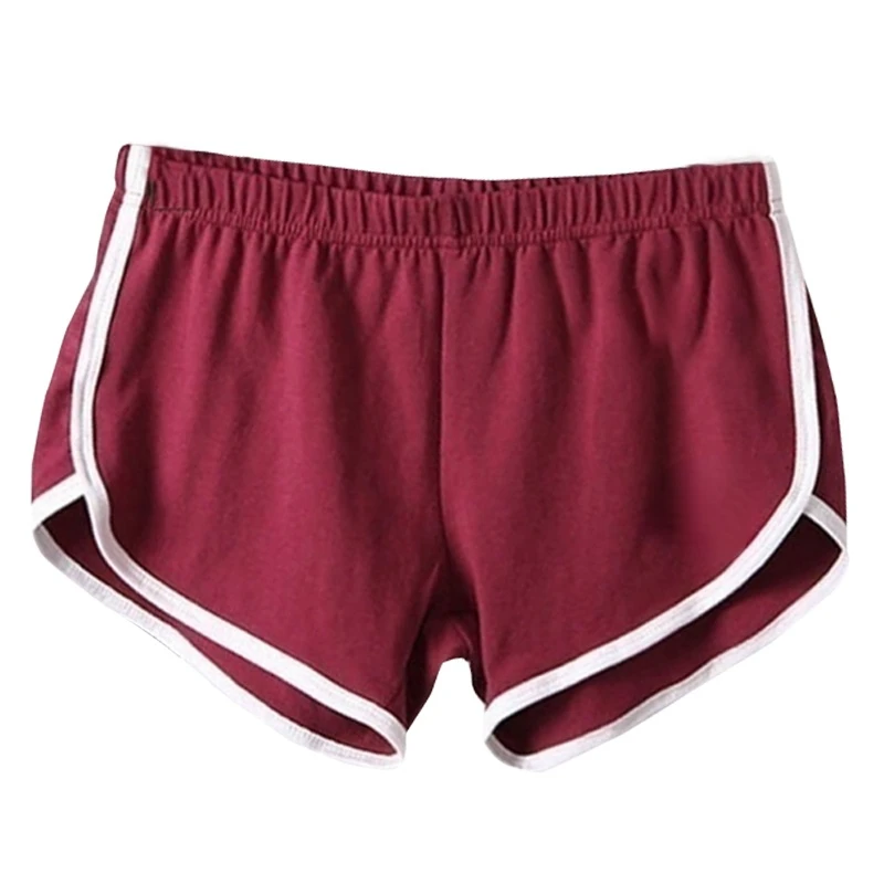 Pantalones cortos deportivos para mujer, Shorts transpirables de Color sólido, informales, elásticos, para correr, Verano