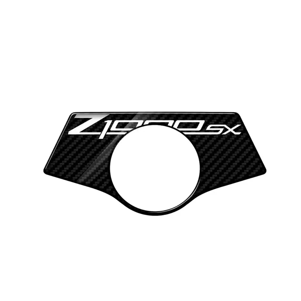 motorcycle 3D Carbon-look Top Triple Clamp Yoke Defender Decal sticker For Kawasaki Z1000SX 2011 2012 2013 2014 2015 2016 2017