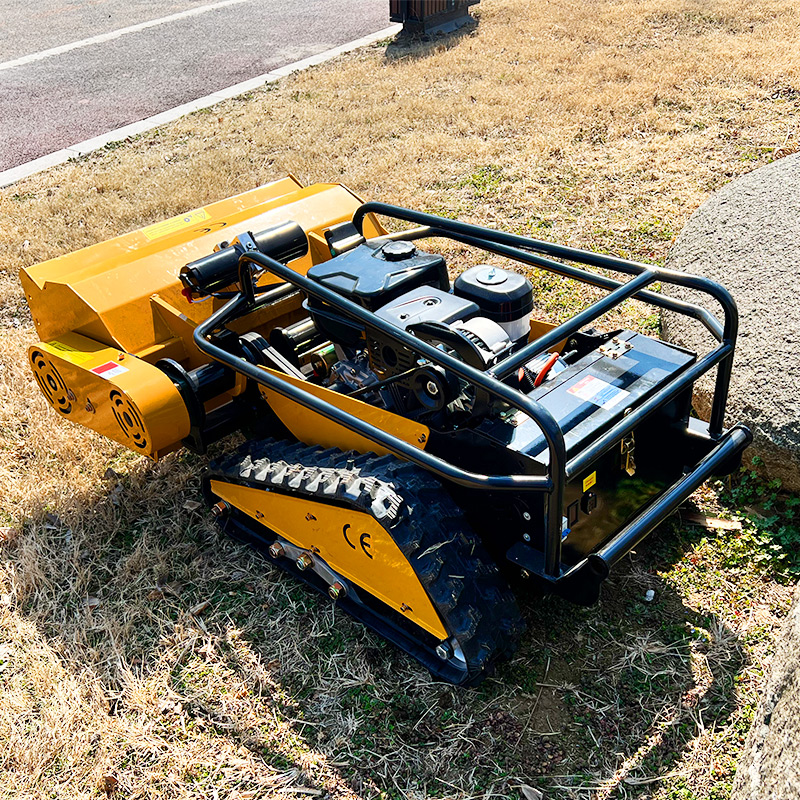 Maßgeschneiderter, kraftstoff-elektrischer Hybrid-Rasenmäher mit neuer ferngesteuerter Dreschel-Raupenmäher