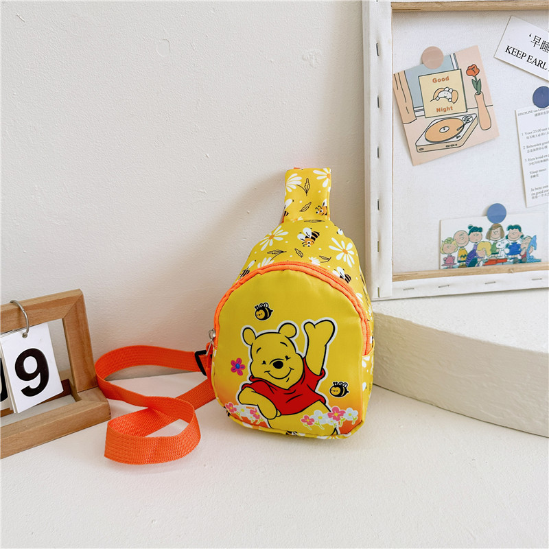 Нагрудная сумка с принтом «Ститч», для мальчиков и девочек