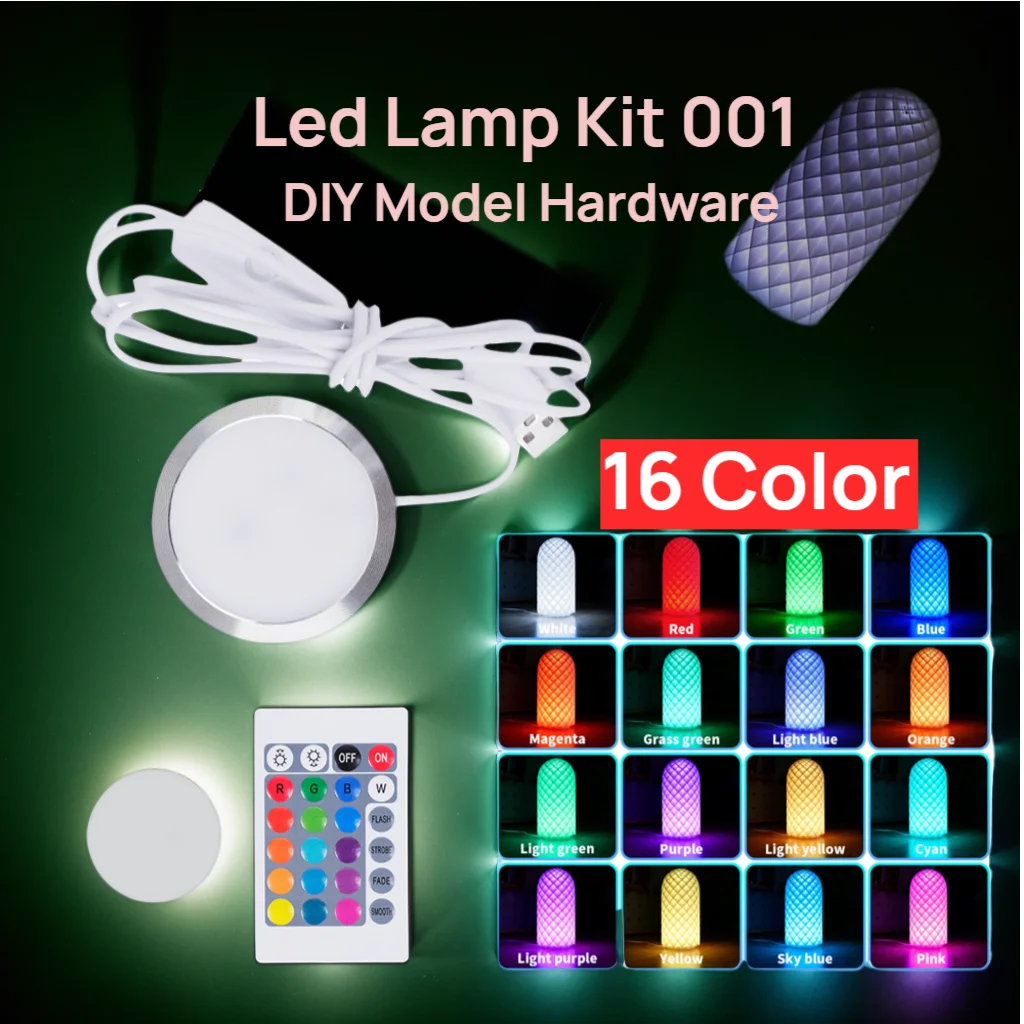 Kit de luz ajustable para laboratorio Bambu, Hardware de luz Led, Kit de luz Bambulab 001, piezas de luz Led, modelo Diy, accesorios de impresora 3d