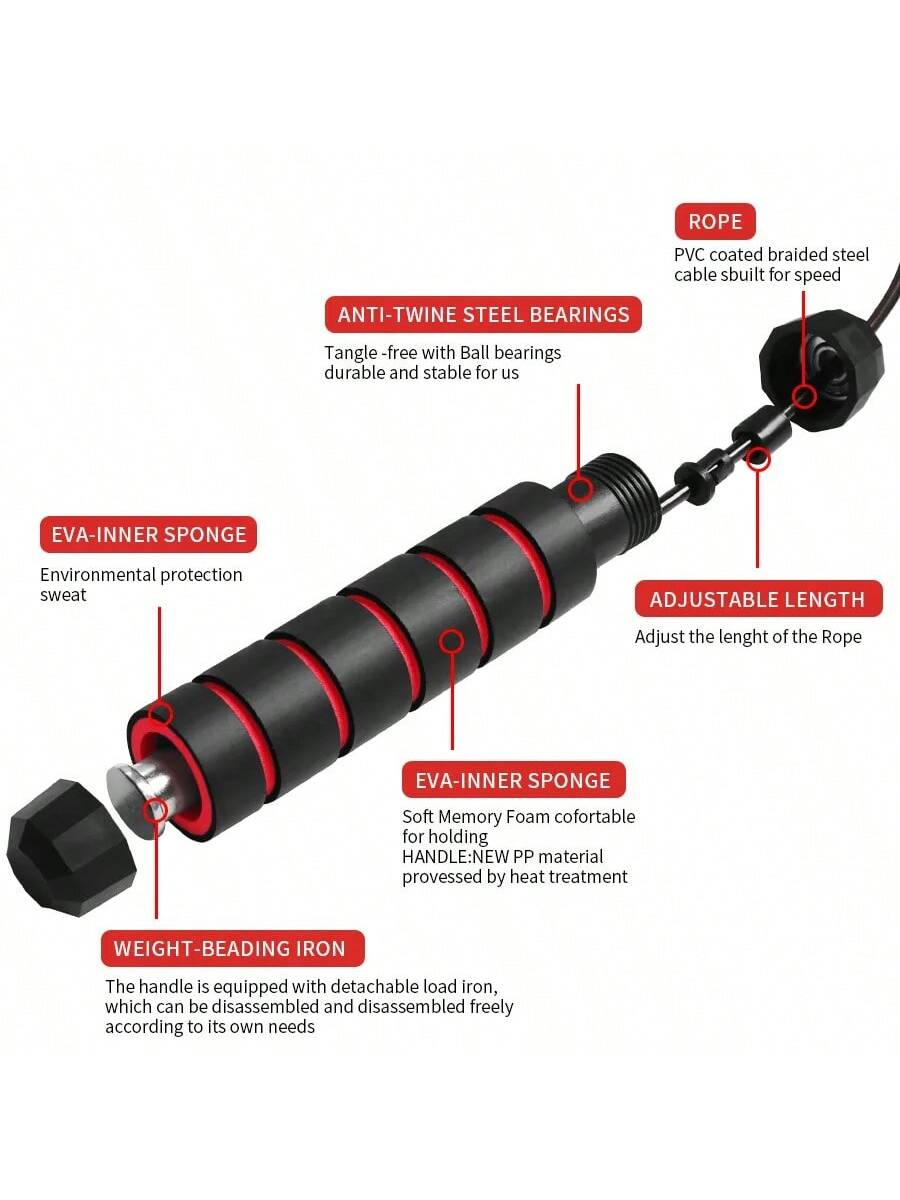 3M Bearing jump rope Tangle-Free jumping rope speed Crossfit cuerda para saltar Equipments Skipping adjustable skipping rope