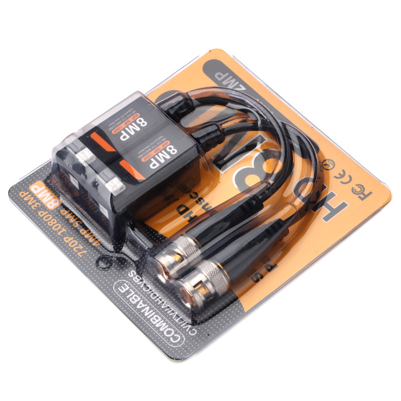 4 paar - 5MP/8MP HD CCTV via Twisted Pairs Video Balun