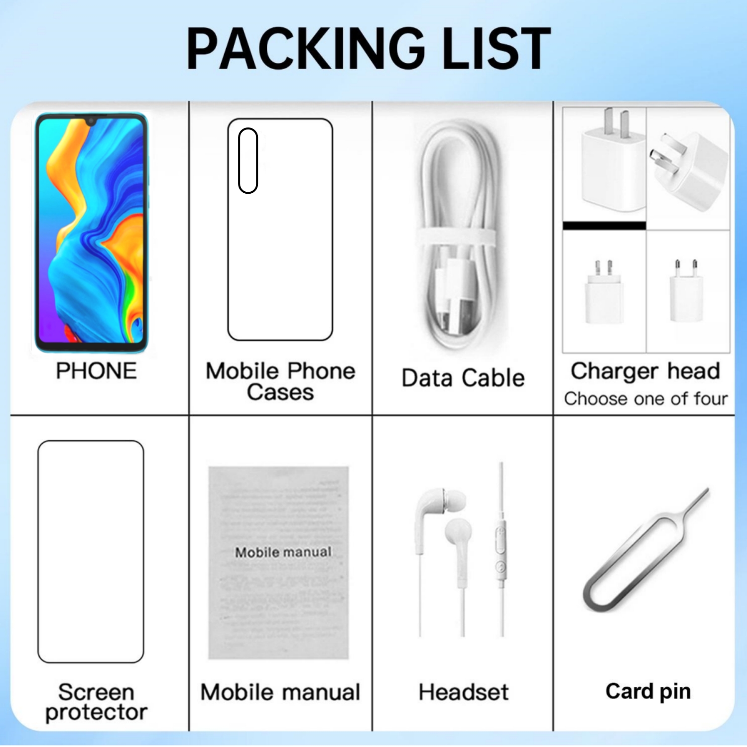 Huawei P30 Lite Global Unlocked Smartphone Android,6.15 inch,128GB ROM,24MP+32MP,Google Play Store, Mobile phone,Unlocked