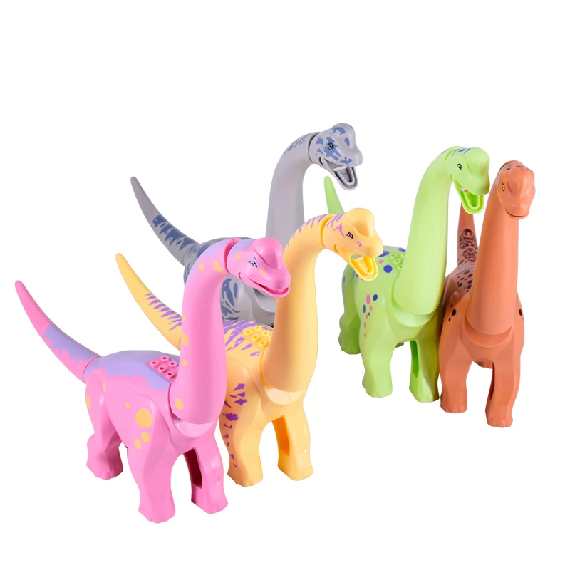 Moc jurássico dino brachiosaurus mundo kits de construção bolcks tijolos dinossauros dinossauros parque figuras brinquedos para crianças presentes