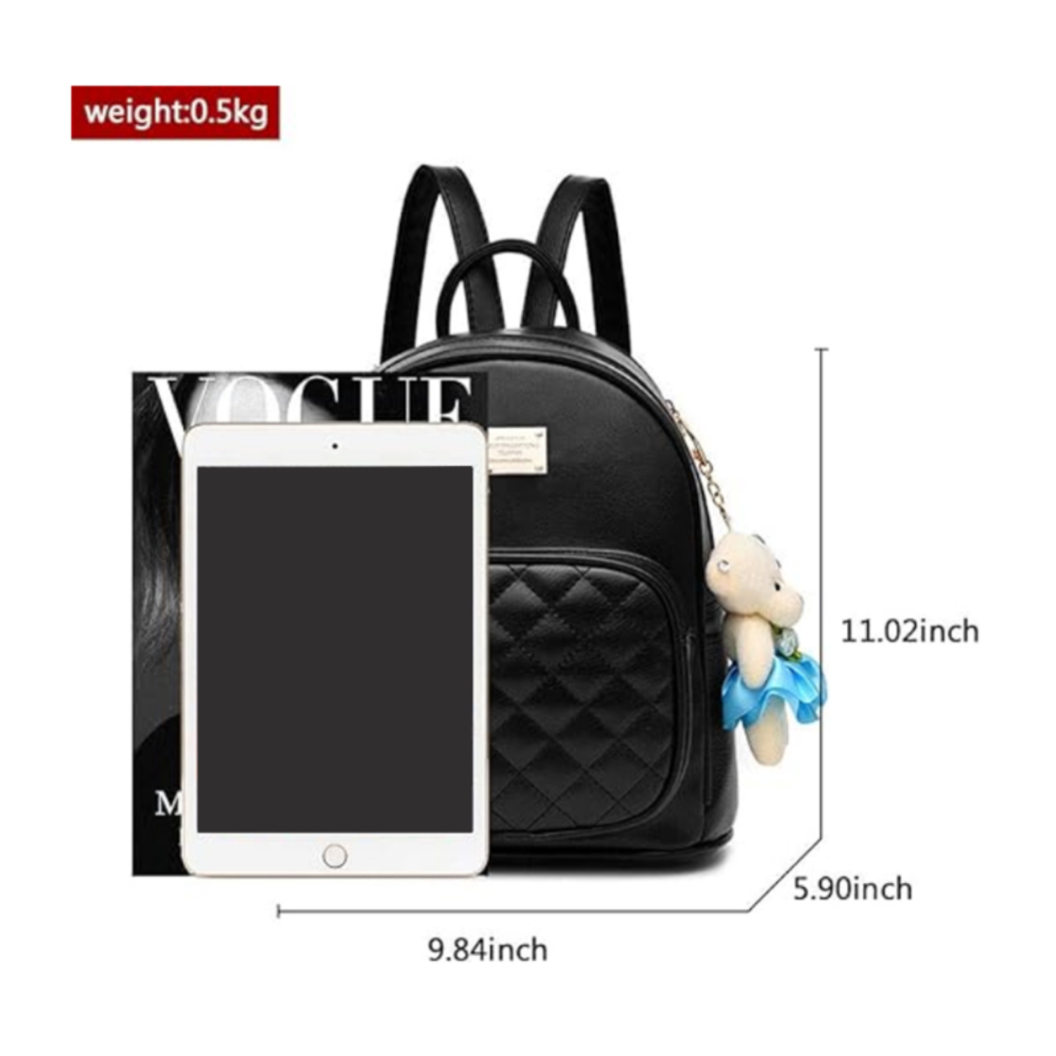 กระเป๋าเป้สะพายหลังหนังกระเป๋า Satchel กระเป๋านักเรียนสําหรับผู้หญิง