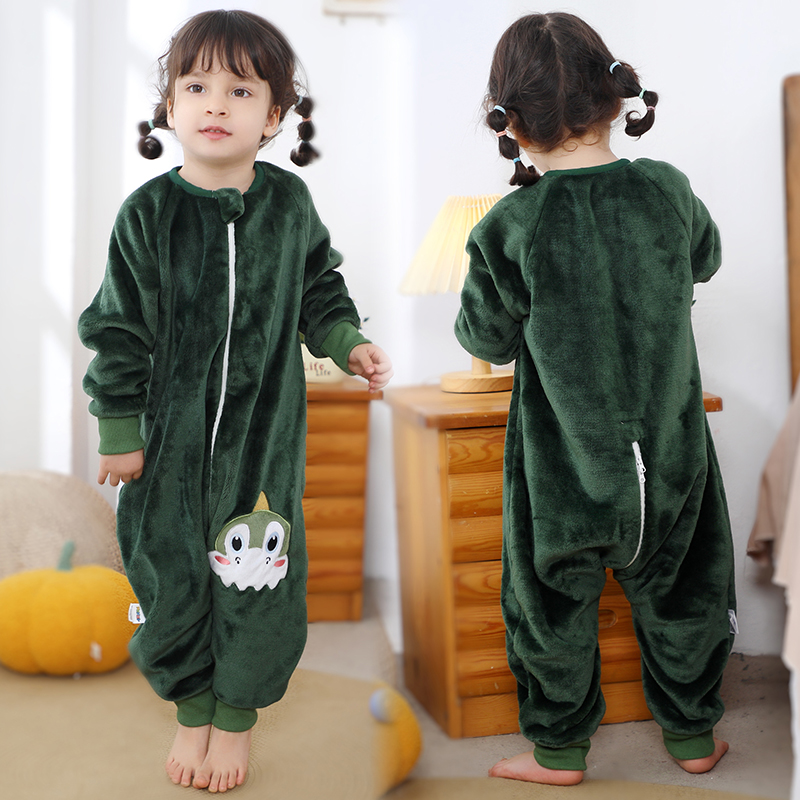 MICHLEY Carino Flanella Bambini Sacco a pelo per bambini Sacco a pelo Sacco a pelo Inverno Pigiama caldo Indumenti da notte Pigiama per ragazze Ragazzi Bambini 1-6T