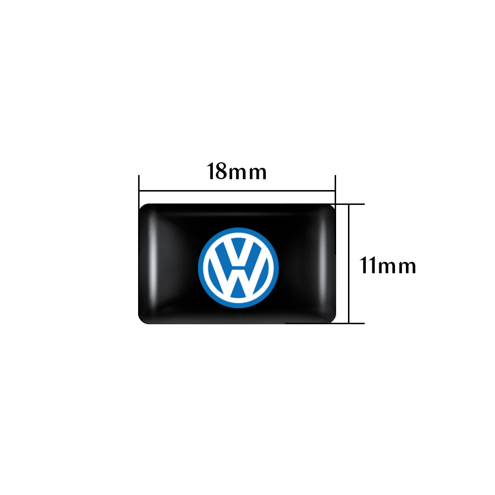 10/20Pcs 3D Epoxy Styling Car Badge  Decoration Sticker For Volkswagen VW R Golf 4 5 6 7 Jetta Polo Caddy GTI Bora MK7 Beetle 