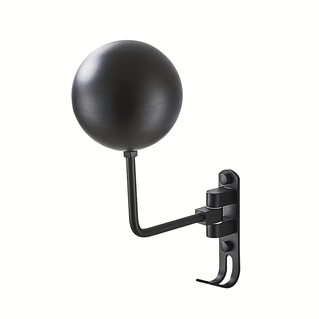 Motorcycle Helmet Rack Wall Mount Helmet Holder 180° Rotation Helmet Hanger With Hooks For Coats Caps Bike Baseball Rugby Helme