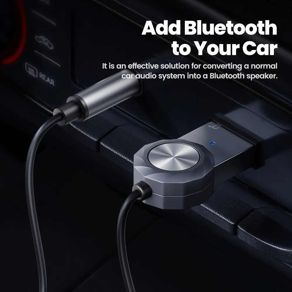 Toocki Bluetooth Car Adapter BT5.1 USB Audio Receiver Speaker For PC Speaker Wireless Mouse Earphone Keyboard Music Transmit