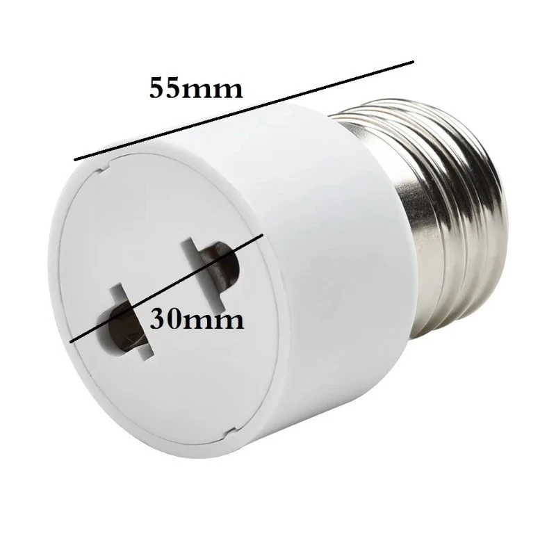 Vendita calda Pratico bianco E27 Portalampada Portalampada Base lampadina Adattatore Portalampada US /EU