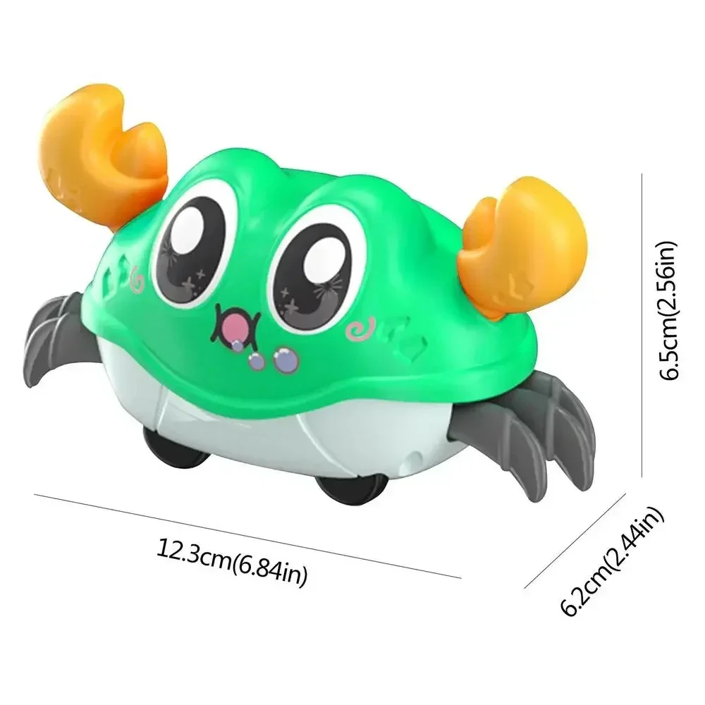Crawling Crab Tummy Time เดินเต้นรําของเล่นเด็ก Sensory ของเล่นทารกการเรียนรู้คลานของขวัญ Double Force เดิน Crawling ของเล่น