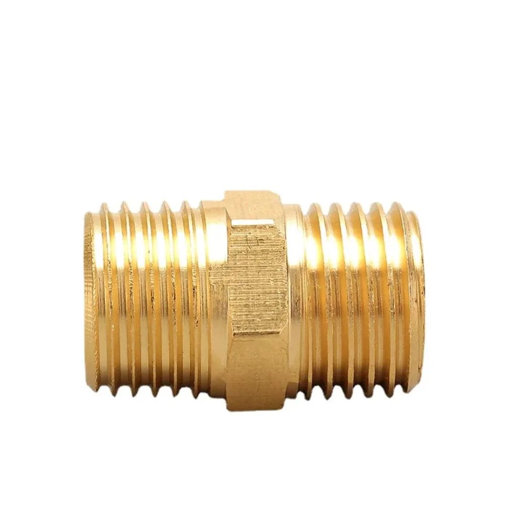 1/8 "1/4" 3/8 "1/2" 3/4 "1" BSPT NPT macho reductor de pezón hexagonal adaptador de conector de instalación de tubería de latón agua Gas propano hogar jardín