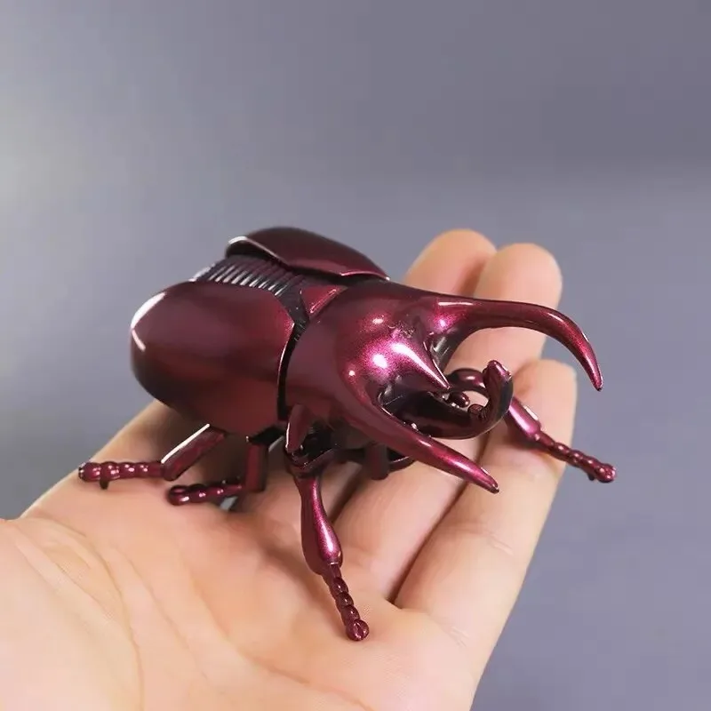 3 個ゼンマイカブトムシクリエイティブいたずらアニメーション昆虫モデルスカラベカブトムシ子供のバトルゼンマイおもちゃ