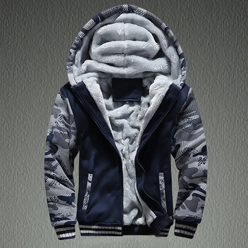 Prowow-cárdigan deportivo informal para hombre, chaqueta con felpa y aislamiento grueso, VENTA RÁPIDA, popular, Invierno