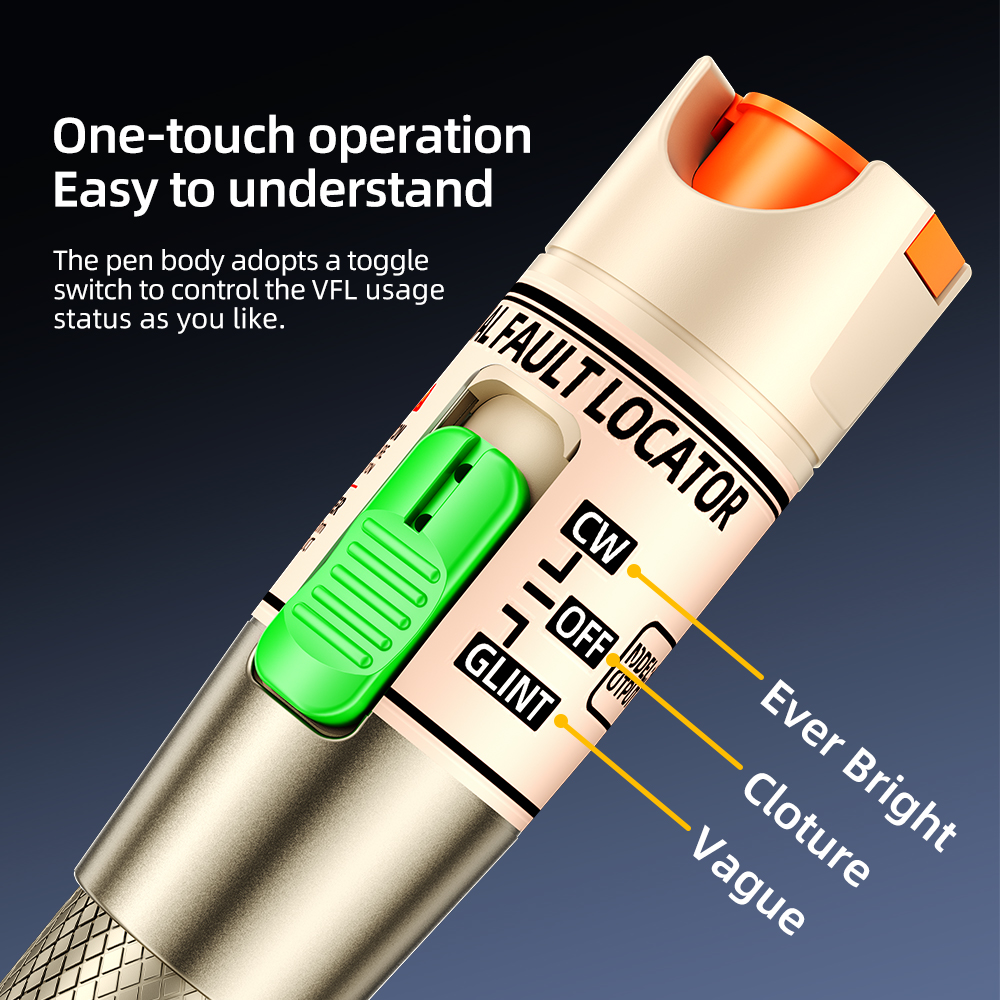 SAIVXIAN 시각 장애 탐지기 10/30/60/100mW 광섬유 케이블 테스터 펜 SC/FC/ST 2.5mm 인터페이스 FTTH 광섬유 테스트 도구
