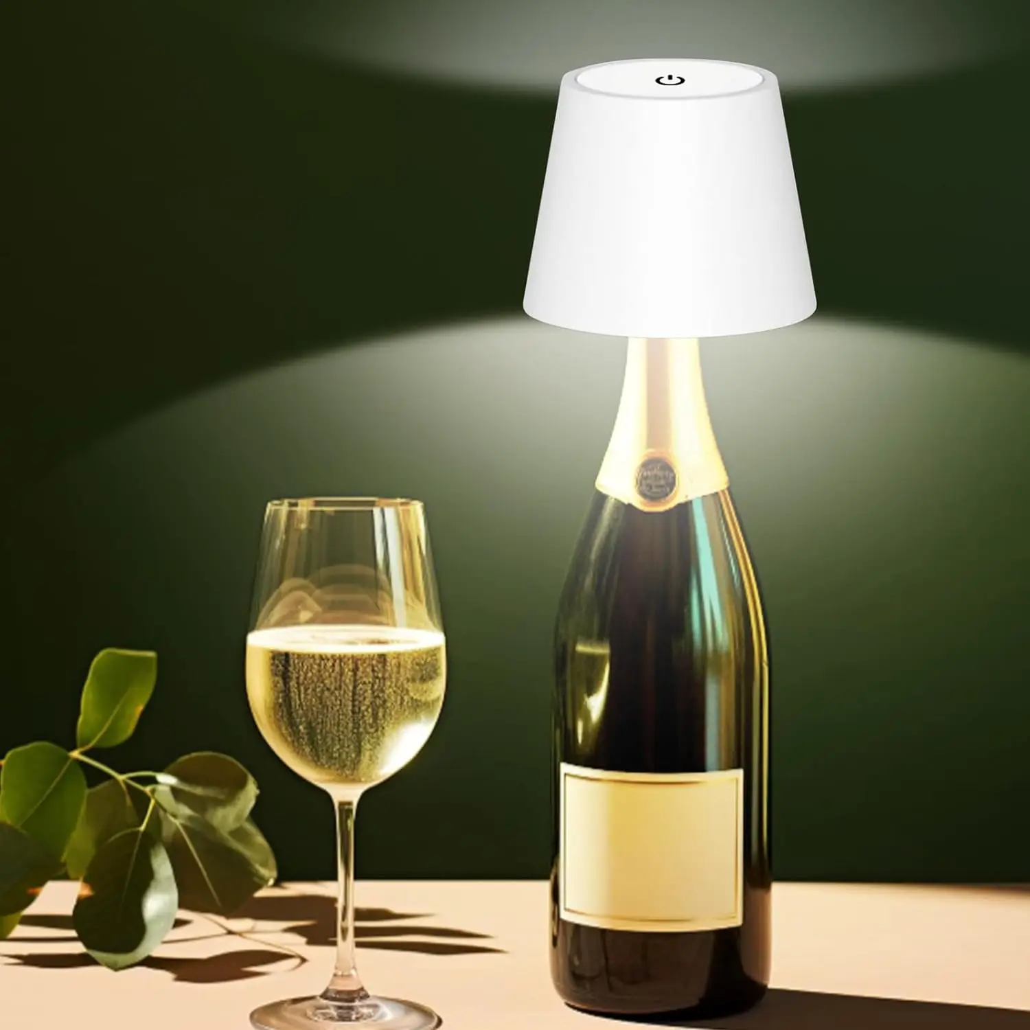 Lampada da tavolo a LED Wireless ricaricabile, Dimmer Touch 3000K/4000K/5000K, lampada da tavolo portatile, per interni/esterni, ristorante/camera da letto