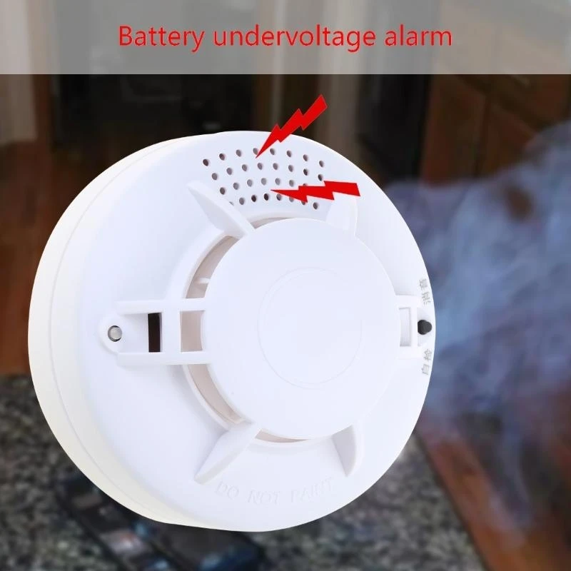 Temperature Sensing Alarm Smoke Detector Alarm Smoke Alarms Easy to Install with Light Sound Warning Durable best sale