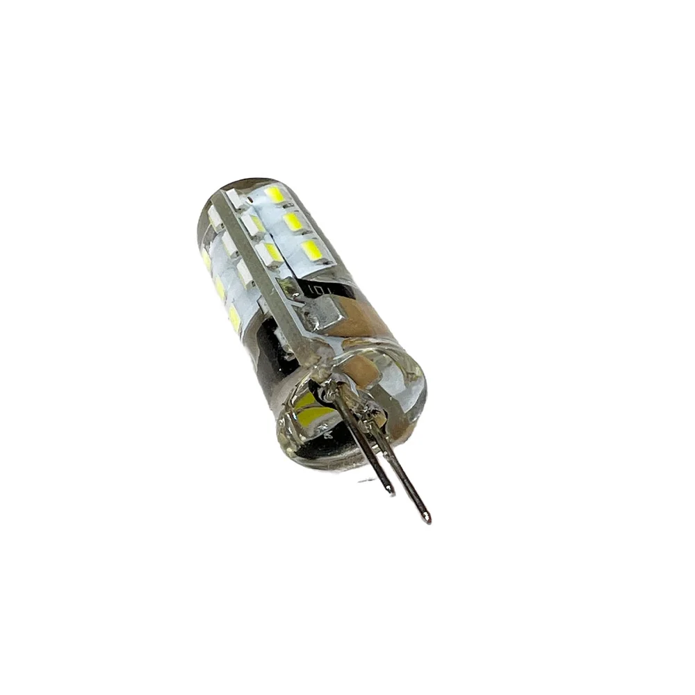 10 Stücke G4 SMD3014 Led-lampe 24led 2 Watt AC DC 12 V 220 V Sparen Mini Silikon Lampe 360 Strahlwinkel Ersetzen Halogen Licht Kronleuchter