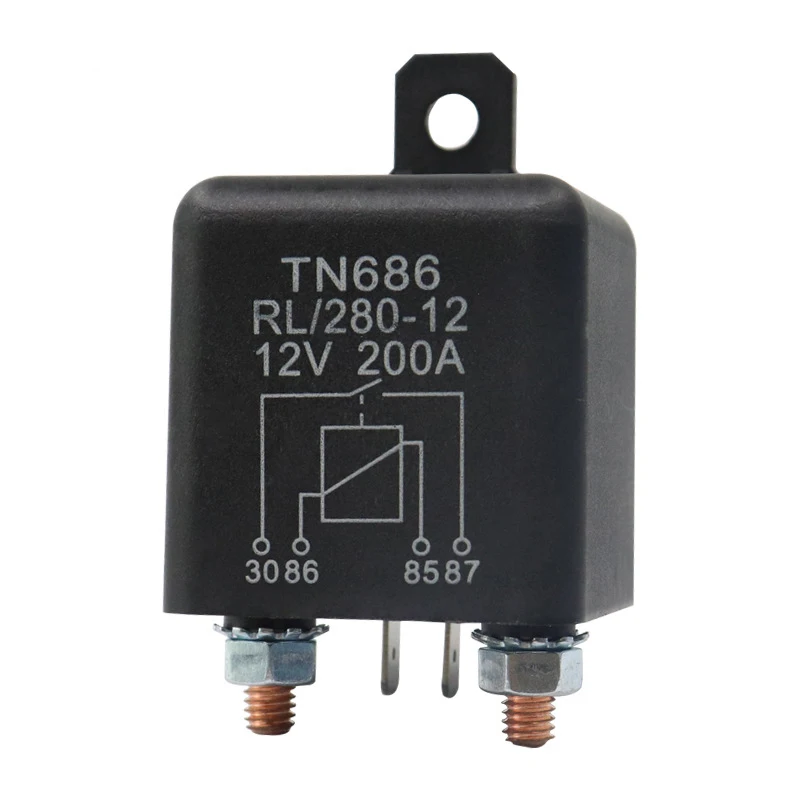 Relé atual alto que começa o carro pesado automotivo do começo do poder 200A 100A 12V/24V