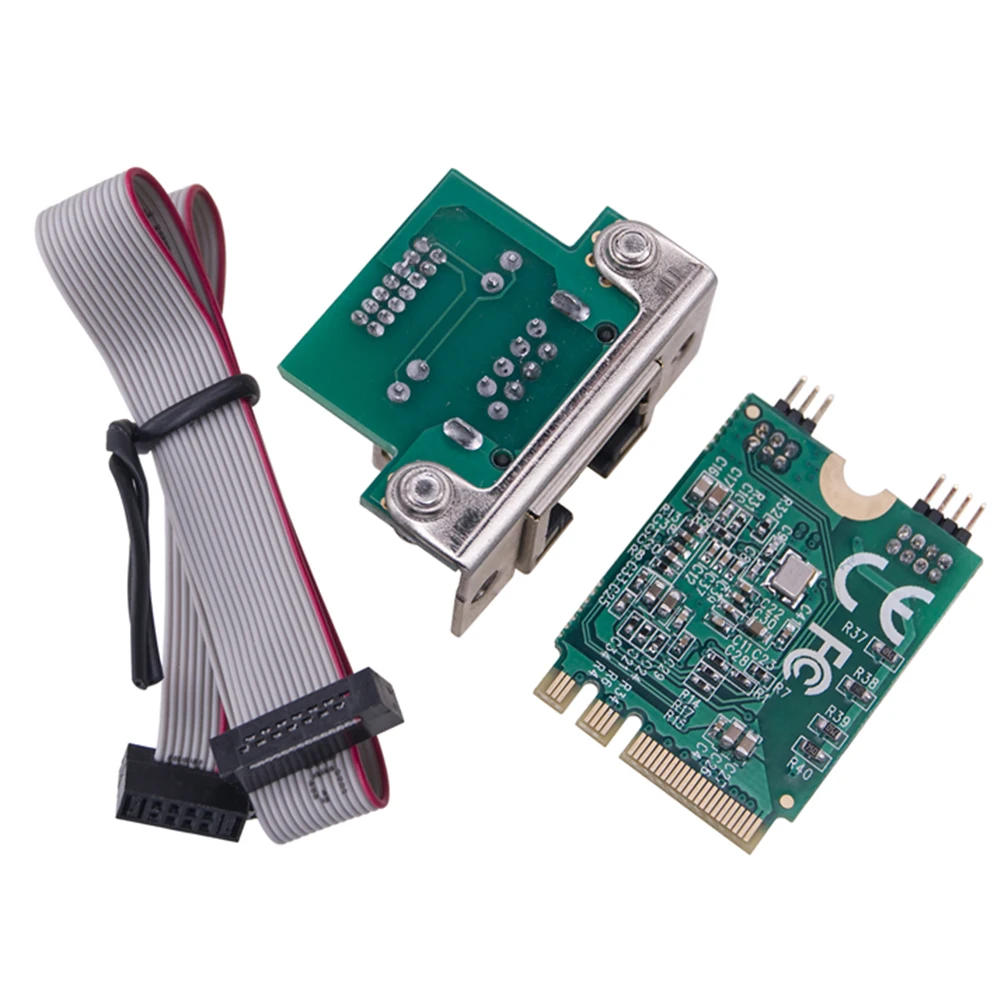 Adaptador de rede M2 RJ45 RTL8125BG Chip M.2 Gigabit Ethernet Placa de rede 2.5G/1000/100Mbps PCIE Bus Placa de rede