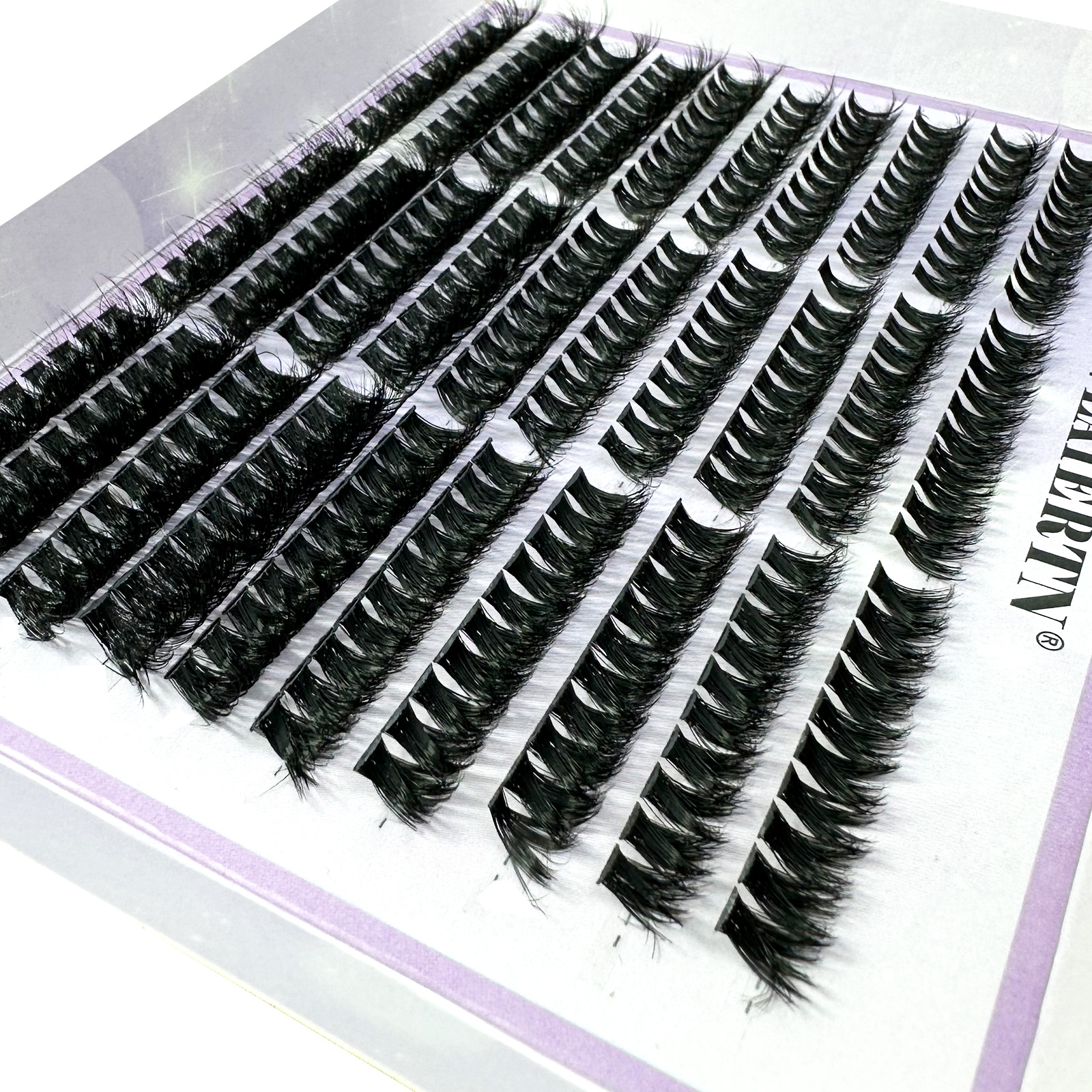300/120PCS 5D Fluffy Cluster Lashes 30D-100D Natural Thick Eyelash Clusters Individual Lashes DIY Eyelashes Extension Makeup