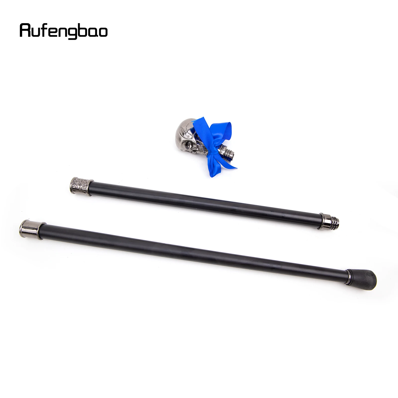 Cabeça de caveira gravata bengala, bengala decorativa para cavalheiro, Botão do crosier de luxo, 93cm