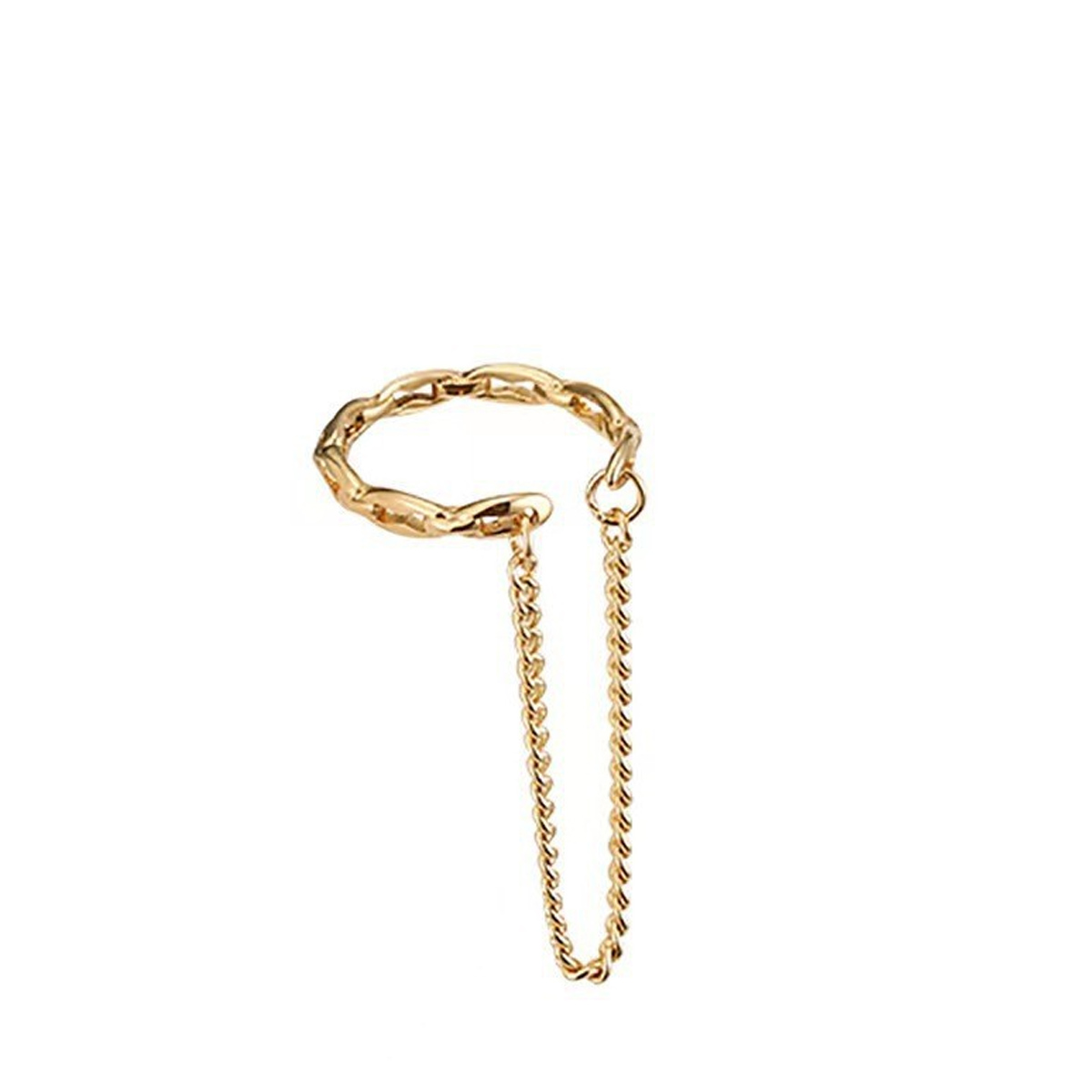 1 PC Colore Oro Moda Minilista Senza Penetranti Polsino Dell'orecchio Orecchini Per La Donna Falso Penetranti Earcuff Clip Orecchini Per Le Donne Polsini