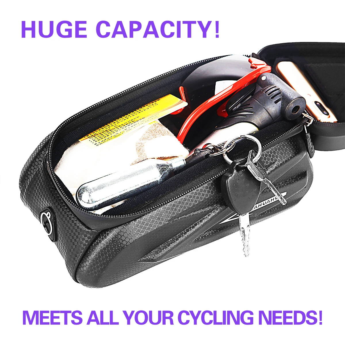 Borsa per bicicletta borsa per tubo anteriore borsa rigida borsa per ciclismo borsa per telaio borsa per tubo superiore borsa per Mountain bike borsa per bicicletta accessori per biciclette