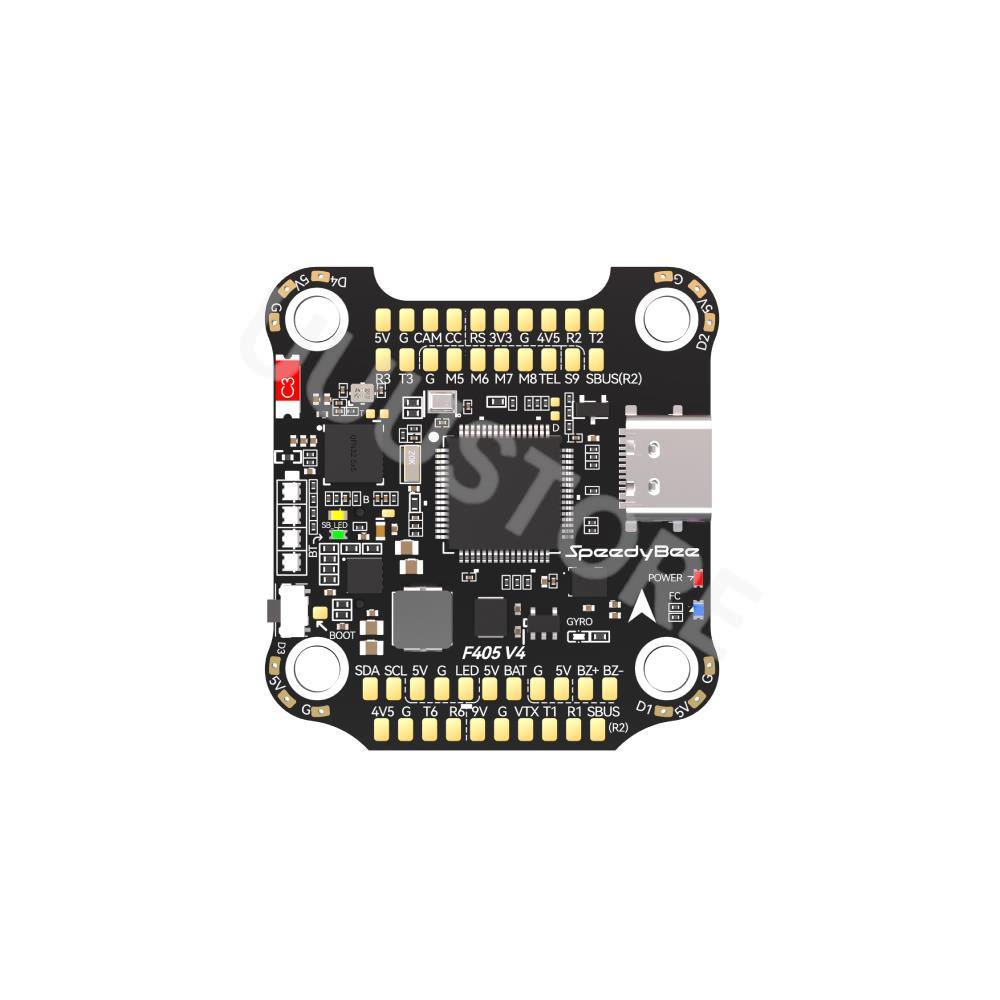 Speedybee V4 F405 3-6S 30X30 FC & ESC FPV สแต็ค F405 ICM42688P ควบคุมการบิน BLS 55A 4in1 ESC สำหรับโดรนแบบฟรีสไตล์