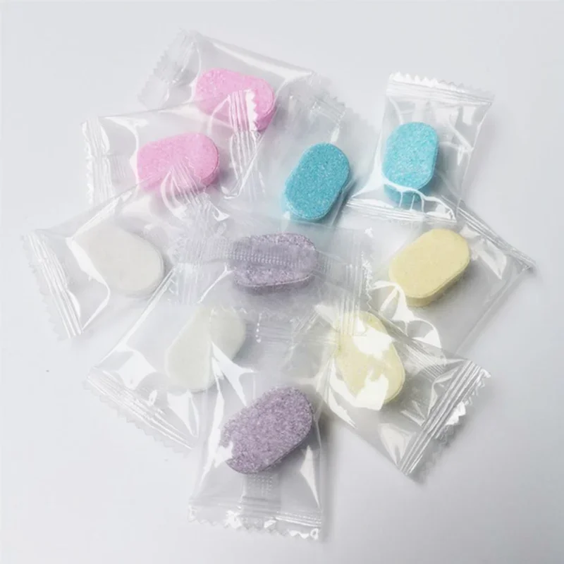 5Pc/Lot Refills Automatic Soap Dispenser Foam Tablet Foaming Hand Soap Dispenser Jasmine Rose Lemon Aloe and Ocean Body Cleanser