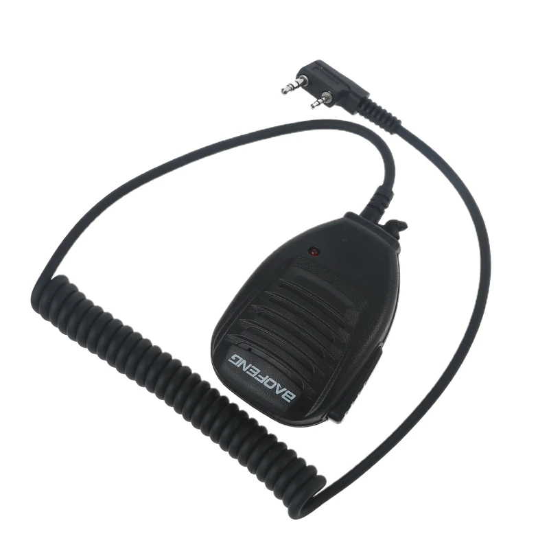 กันน้ำ2พินไมโครโฟนขนาดกะทัดรัด Walkie Talkie ไมโครโฟนสำหรับ Baofeng UV-5R BF-888S UV-5RC UV-5RE V85 Two Way วิทยุ