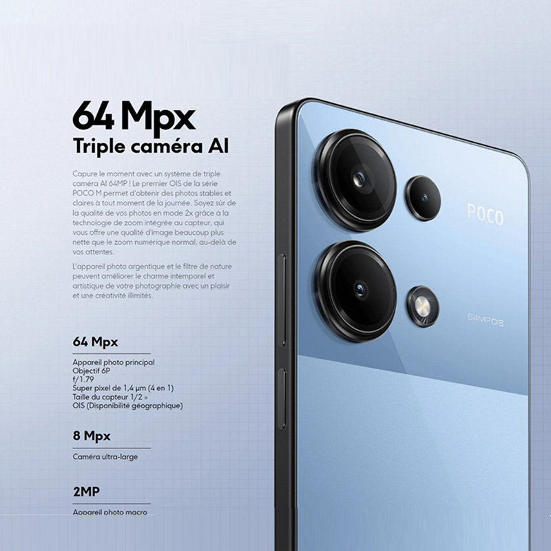 【Weltpremiere】POCO M6 Pro Smartphone 5000mA 67W kabelgebundenes Laden Helio G99 Ultra 6.67 Flow AMOLED 120Hz AMOLED 64MP Kamera NFC