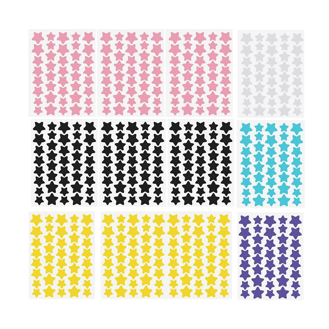 40 parches de espinillas y estrellas para cara, corrector Invisible, resistente al agua, mancha, acné, cubierta de espinillas, pegatinas, cuidado de la piel de belleza