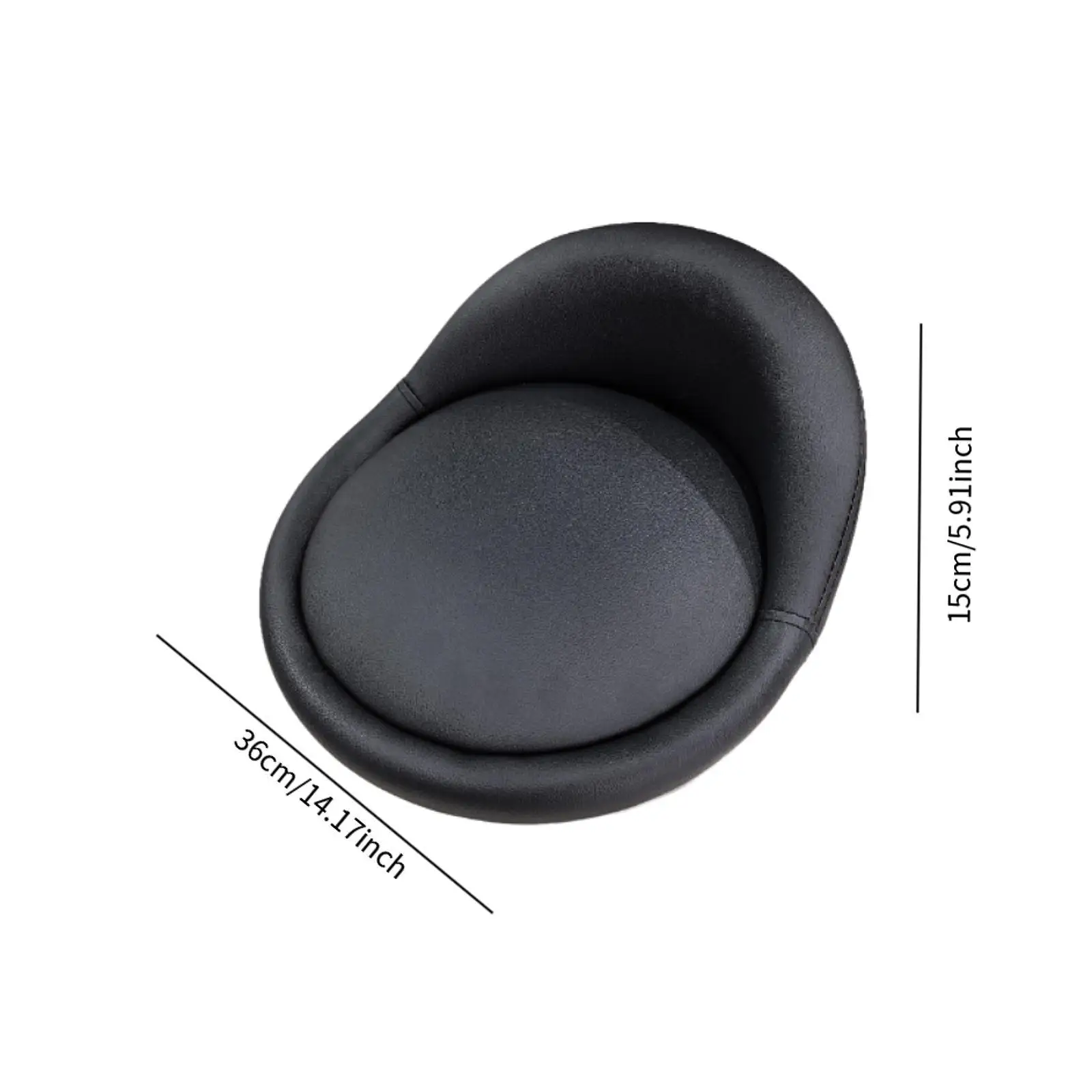 Bar Stool Replacement Seat Top PU Leather, Comfortable, Waterproof Barstool Replacement Seat Cushion for Salon Store