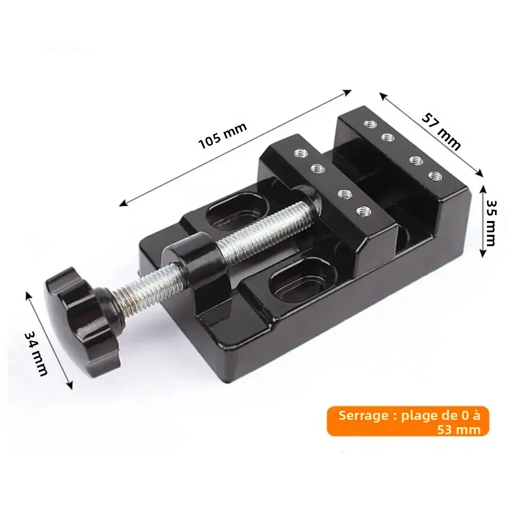 Mini pince d'étau de Table universelle, 57mm, pince d'établi, mâchoire, perceuse à découper, outil manuel pour le travail du bois, pour projets de bricolage