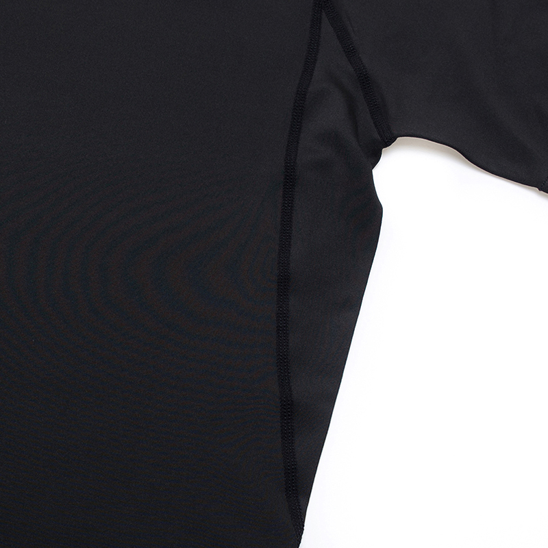 Camiseta para correr, camiseta de compresión para hombre, Top deportivo negro para gimnasio, ropa deportiva transpirable de secado rápido, camisetas cortas para entrenamiento y culturismo